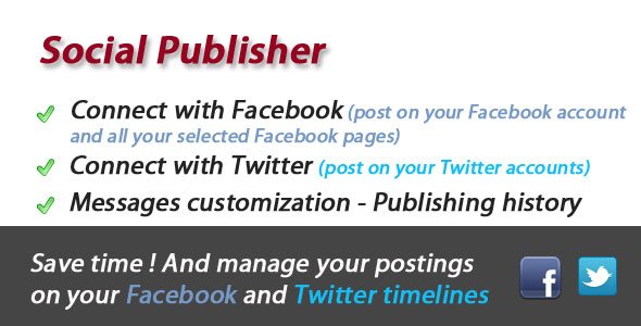 45149  Facebook and Twitter Social Publisher