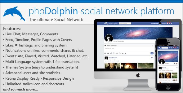 45151  phpDolphin - Social Network Platform