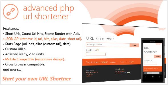 45185  Advanced PHP URL Shortener