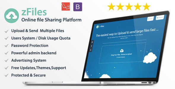 45194  zFiles v1.0.5 - Online file Sharing Platform