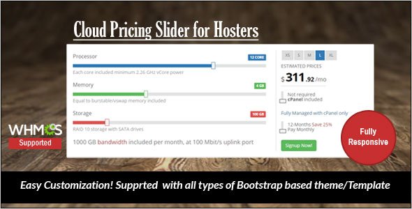 45218  Cloud Pricing Slider