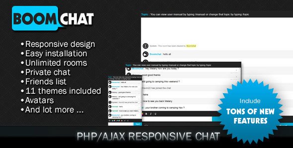 45232  Boomchat - Responsive PHP/AJAX Chat