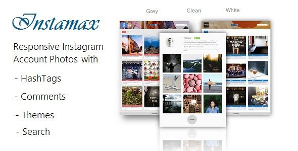 45313  InstaMax - Instagram Photo Gallery on your Website