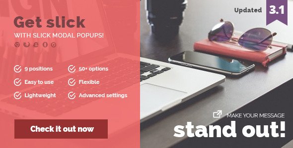 45328  Slick Modal - CSS3 Powered Popups