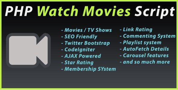 45340  PHP Watch Movies Script