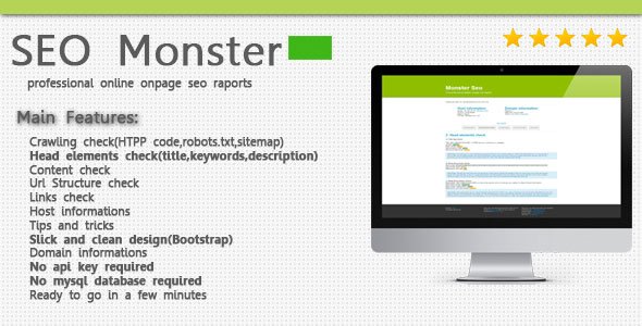 45390  SeoMonster - OnPage SEO Raporting Script