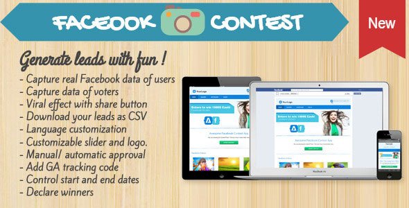 45413  Photo Contest for Facebook, Mobile, Tabs and Websites