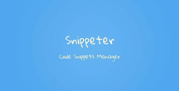 45420  Snippeter - Code Snippets Manager