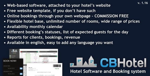 45425  Hotel Software and Booking system
