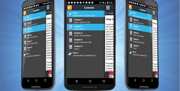 45445  Android eBook Template with Admob