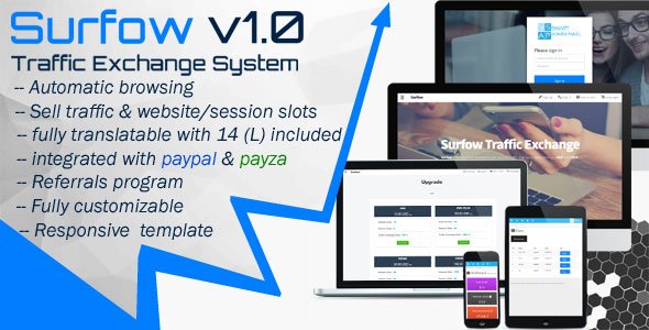 45473  Surfow V1.0 - Traffic Exchange System