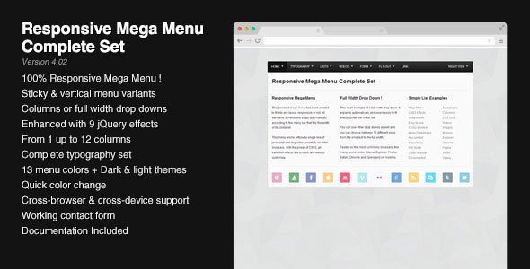 45576  Responsive Mega Menu Complete Set