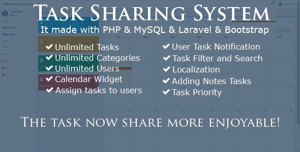 45674  Task Sharing System - Laravel