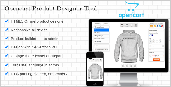 45675  Opencart Custom Product Designer
