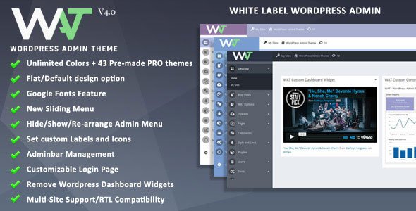 45718  WordPress Admin Theme v4.0
