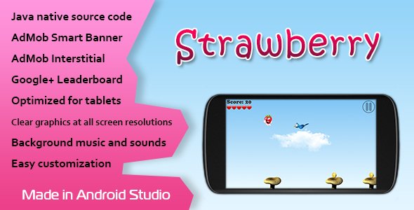45723  Strawberry Game with AdMob and Leaderboard