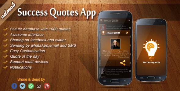 45749  Success Quotes - Android Template