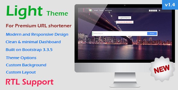 45762  Light Theme for Premium URL Shortener
