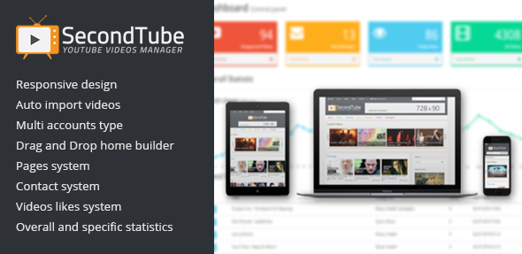 45824  SecondTube - YouTube Videos Manager