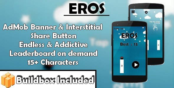 46034  Eros - iOS xCode & Buildbox Game Template