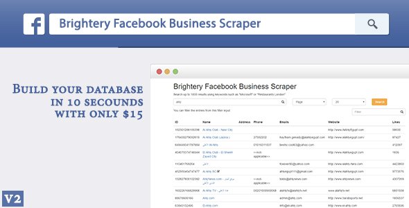 46046  Brightery Facebook Business Scraper