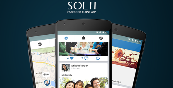 46049  Facebook Clone Android App v1.0 – With friends radar