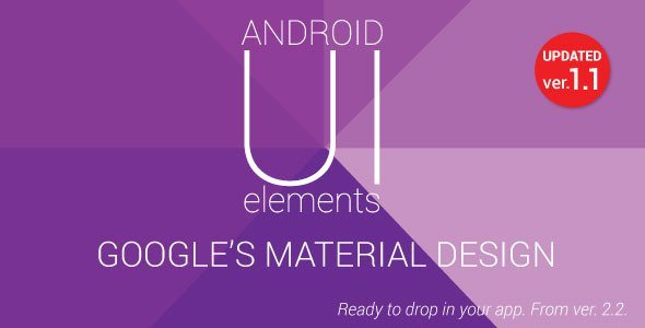 46094  Material Design UI Android Template App v1.1