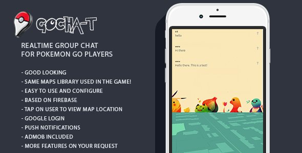 46099  Gocha-t - Pokemon Go Users Chat