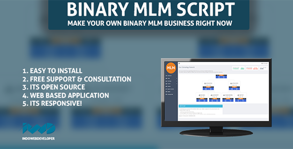 46113  Web Based Binary MLM System