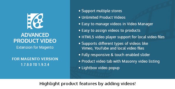 46180  Advanced Product Video Extension for Magento