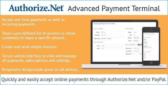 46184  Authorize.Net Advanced Payment Terminal