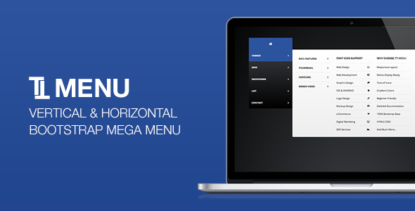 46236  TT Menu - Vertical Horizontal Bootstrap Mega Menu