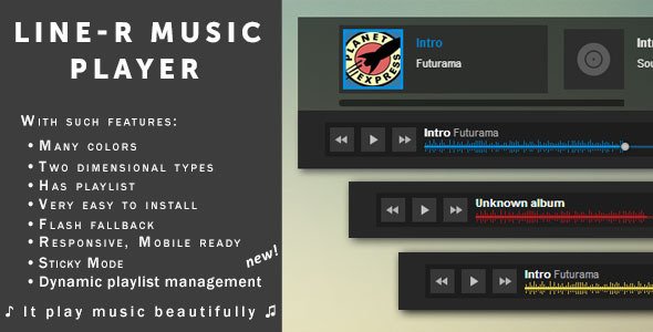 46299  Sticky Music Player for music shops & sites