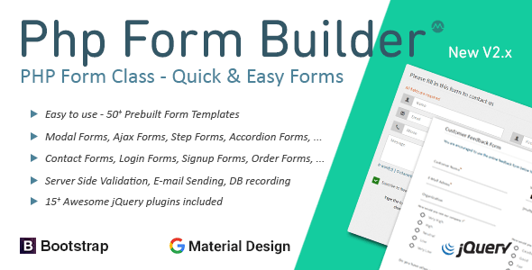 46308  PHP Form Builder v2.0.3