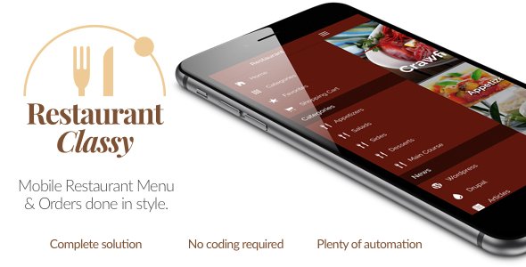 46317  Restaurant Ionic Classy- Full Application with Firebase backend