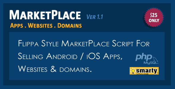 46375  MarketPlace - Apps, Websites and Domains Selling Script