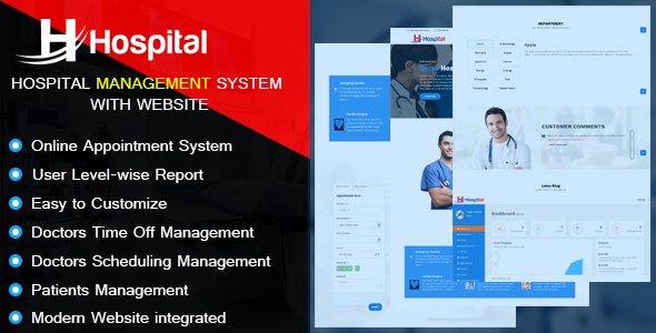 46383  Hospital – Hospital Management System with Website