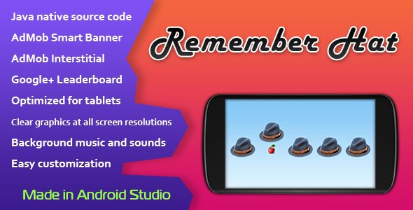 46487  Remember Hat Game with AdMob and Leaderboard
