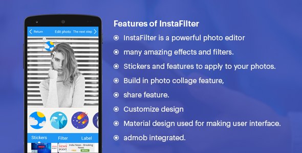 46834  Insta Filter (Fun with Photos & Stickers + Admob)