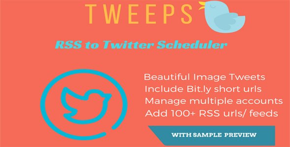46849  Tweeps RSS to twitter scheduler