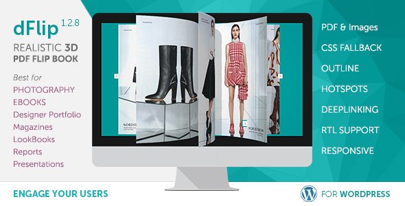 46877  dFlip v1.2.8 - PDF FlipBook WordPress Plugin