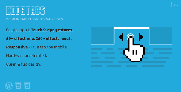 46973  CodeTabs v3.0.3 - WordPress Responsive Swipe Tabs