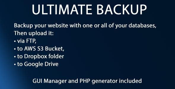 46981  Ultimate Backup v1.2