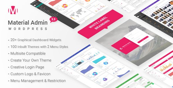 47072  Material v3.3 - White Label WordPress Admin Theme