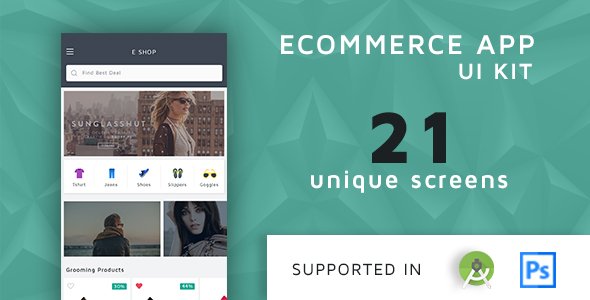 47089  Shoppy Ecommerce UI KIT with Source Code