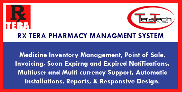 47241  Rx Tera v2.0 - Complete Pharmacy Management Application