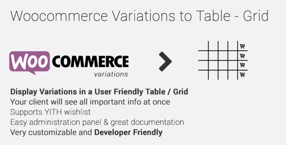 47265  Woocommerce Variations to Table - Grid v1.3.7