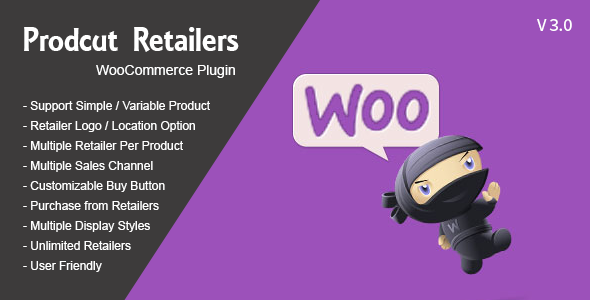 47280  Product Retailers v2.9 - Woocommerce WordPress Plugin