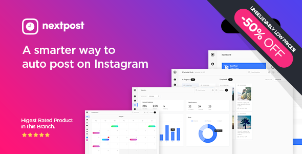 47338  Nextpost Instagram v3.0.4 - Instagram Auto Post & Scheduler