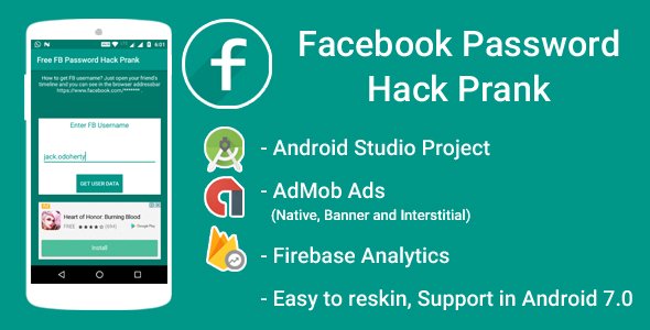 47339  FB Password Hack Prank With Admob Ads + Google Analytics + Firebase Integration